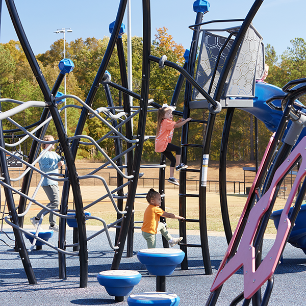 Decatur County Park with children playing