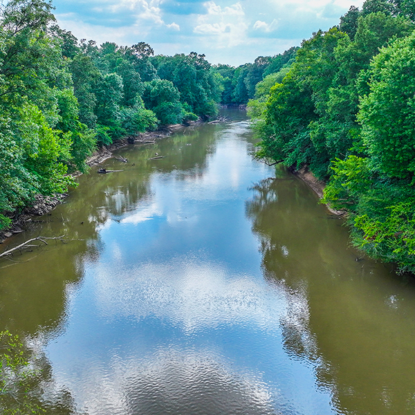 Haywood county river view